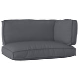 Vidaxl pallet kussen set 3 pcs antraciet oxford stof