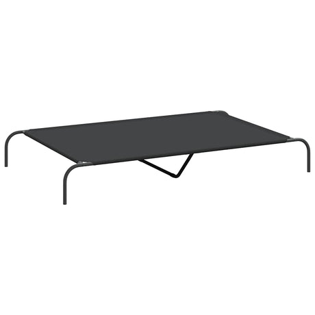 Vidaxl hondenmand verhoogd 150x90x20 cm oxford stof en staal zwart