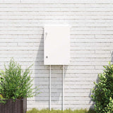 Vidaxl bedieningskast grijs 47 x 20 x 50 cm abs kunststof