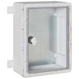 Vidaxl bedieningskast grijs 25 x 15 x 35 cm abs kunststof