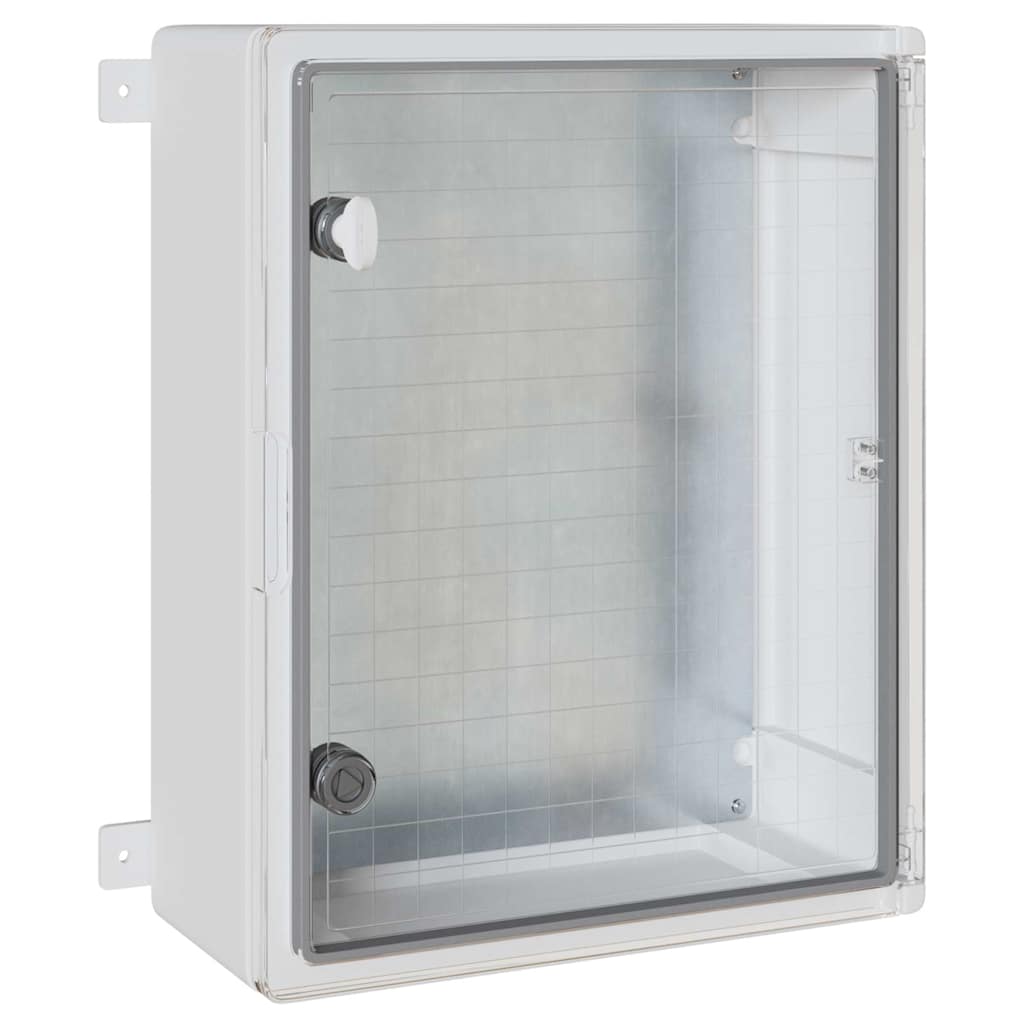 Vidaxl bedieningskast grijs 40 x 24,5 x 50 cm abs kunststof