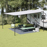 Vidaxl tenttapijt blauw en grijs 400 × 300 cm polyetheen