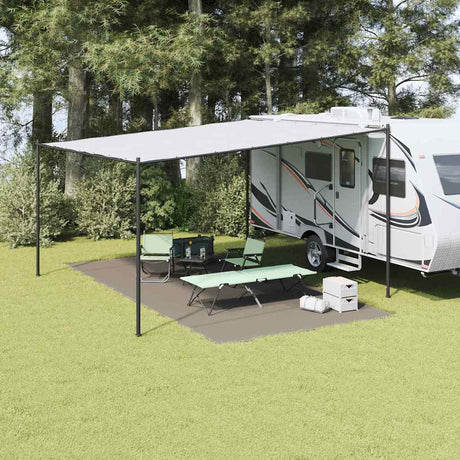 Vidaxl tenttapijt lichtgrijs 600 × 300 cm polyetheen