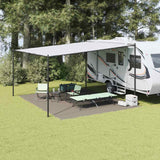 Vidaxl tenttapijt lichtgrijs 500 x 400 cm polyetheen
