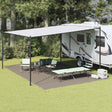 Vidaxl tenttapijt lichtgrijs 600 x 400 cm polyetheen