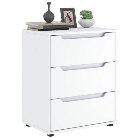 Vidaxl dressoir visnes 60x40x73 cm bewerkt hout wit