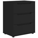 Vidaxl dressoir visnes 60x40x73 cm bewerkt hout zwart