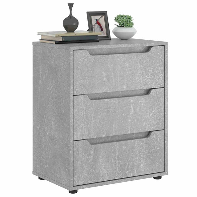 Vidaxl dressoir 60x40x73 cm spaanplaat betongrijs betongrijs