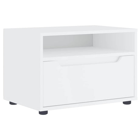Vidaxl tv-meubel visnes 60x40x38 cm bewerkt hout wit