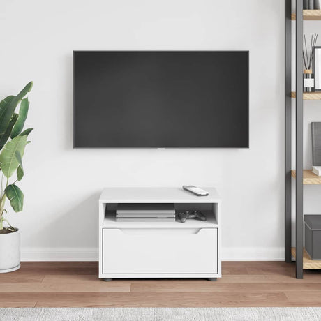 Vidaxl tv-meubel visnes 60x40x38 cm bewerkt hout wit