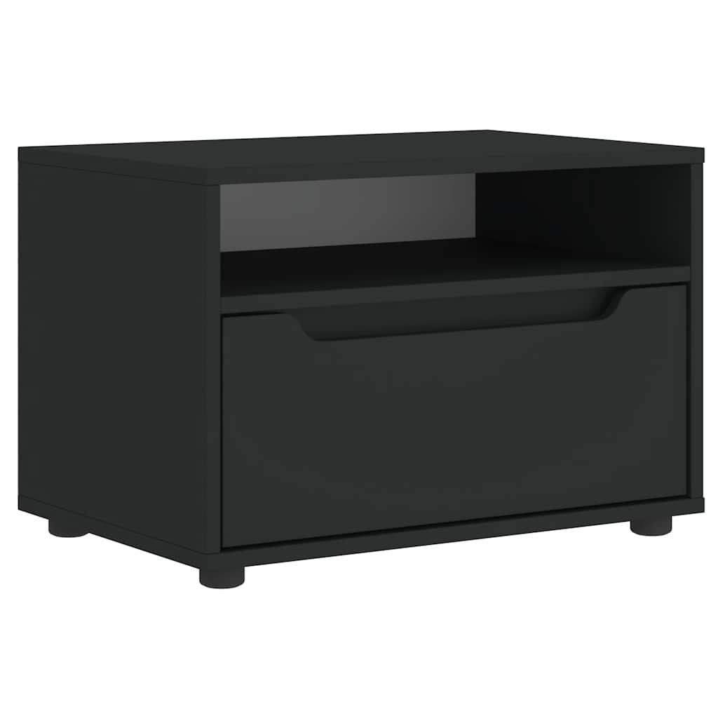 Vidaxl tv-meubel visnes 60x40x38 cm bewerkt hout zwart