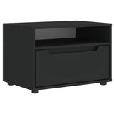 Vidaxl tv-meubel visnes 60x40x38 cm bewerkt hout zwart