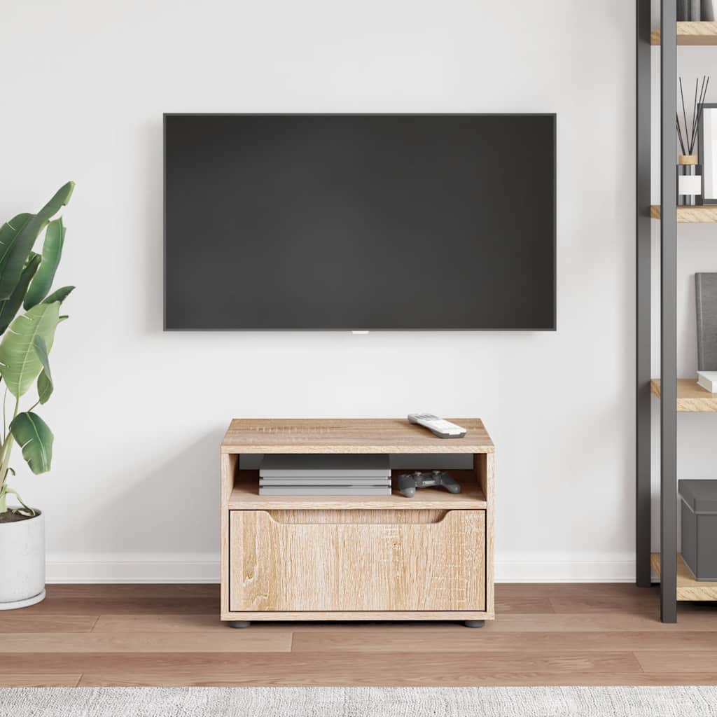 Vidaxl tv-meubel visnes 60x40x38 cm bewerkt hout sonoma eikenkleurig
