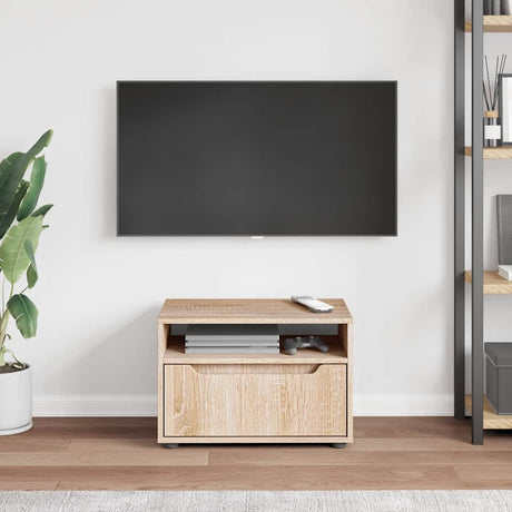 Vidaxl tv-meubel visnes 60x40x38 cm bewerkt hout sonoma eikenkleurig