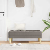Vidaxl bank taupe 113 x 57 x 39 cm stof