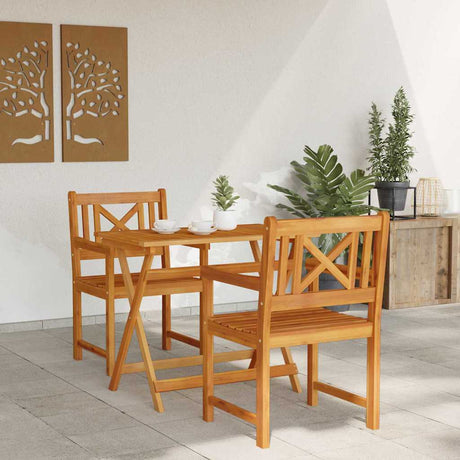 Vidaxl tuinstoelen 2 st naturel massief acaciahout