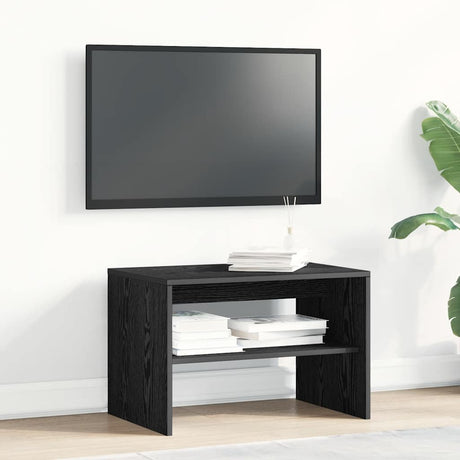 Vidaxl tv-meubel 60x40x40 cm spaanplaat zwart eikenkleurig