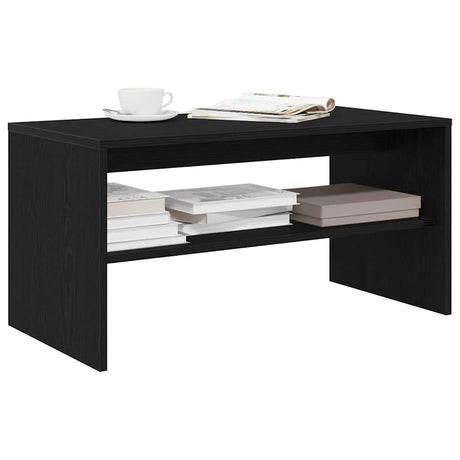 Vidaxl tv-meubel 80x40x40 cm spaanplaat zwart eikenkleurig