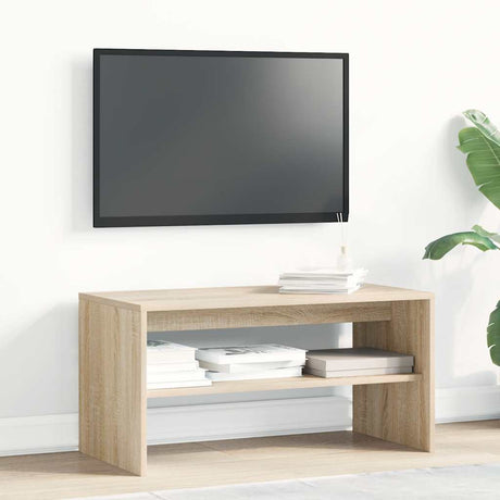 Vidaxl tv-meubel 80x40x40 cm bewerkt hout sonoma eikenkleurig