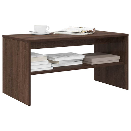 Vidaxl tv-meubel 80x40x40 cm bewerkt hout bruin eikenkleur