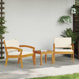 Vidaxl bistroset 3 st bruin polyester