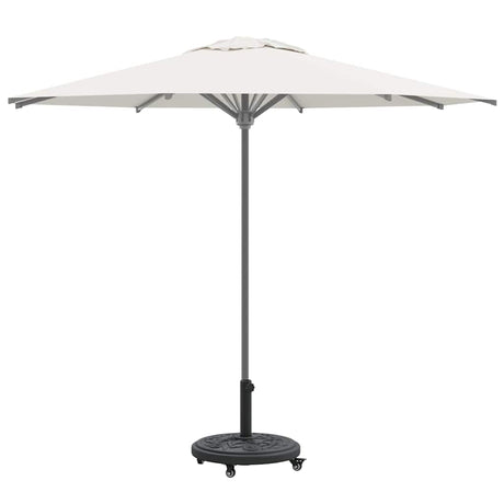 Vidaxl parasolvoet 15.6 kg zwart ijzer cirkelvormig