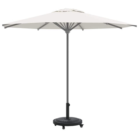 Vidaxl parasolvoet 15.6 kg zwart ijzer cirkelvormig