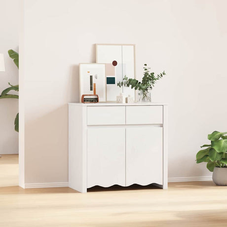Vidaxl dressoir drammen wit 79 x 43 x 75.5 cm massief grenenhout