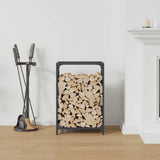Vidaxl brandhoutrek 44x28x65 cm koudgewalst staal antracietkleurig