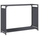 Vidaxl brandhoutrek 90x28x65 cm koudgewalst staal antracietkleurig