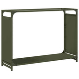 Vidaxl brandhoutrek 90x28x65 cm koudgewalst staal olijfgroen