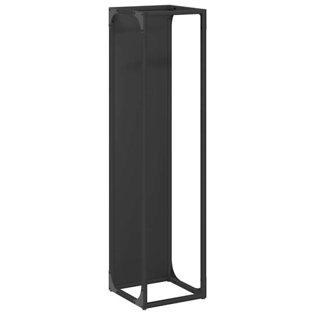 Vidaxl brandhoutrek 25x25x100 cm koudgewalst staal zwart