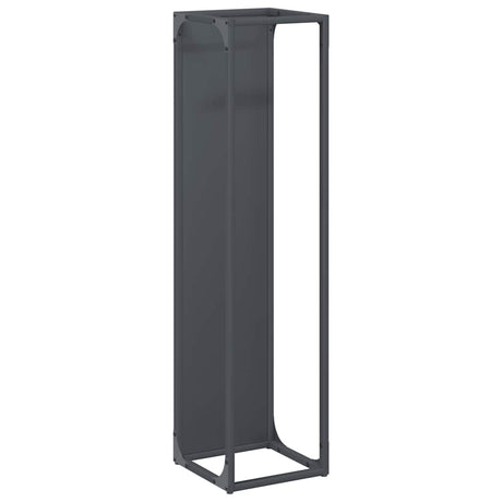 Vidaxl brandhoutrek 25x25x100 cm koudgewalst staal antracietkleurig