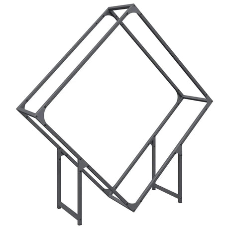 Vidaxl brandhoutrek 100x25x100 cm koudgewalst staal antracietkleurig
