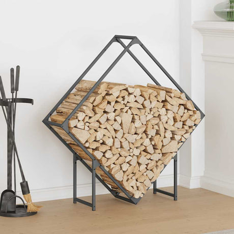 Vidaxl brandhoutrek 100x25x100 cm koudgewalst staal antracietkleurig