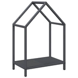 Vidaxl brandhoutrek 40x25x60 cm koudgewalst staal antracietkleurig