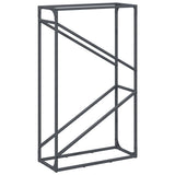 Vidaxl brandhoutrek 60x25x100 cm koudgewalst staal antracietkleurig