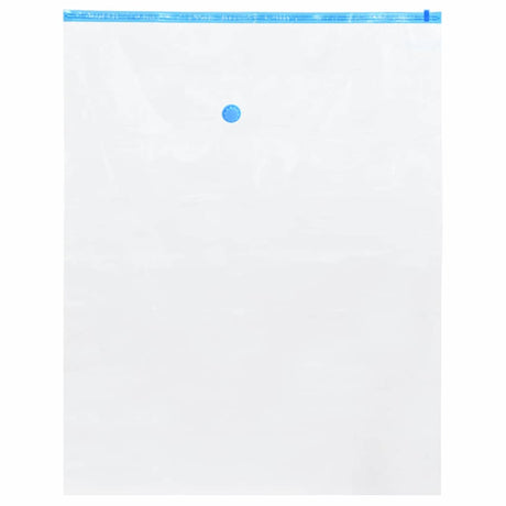 Vidaxl opslagzakken met opslag 20 pcs transparant en blauw 100 x 80 cm