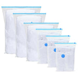Vidaxl opslagzakken 10 pcs transparant en blauw 130 x 100 cm