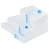 Vidaxl opslagzakken 10 pcs transparant en blauw 130 x 100 cm