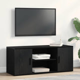 Vidaxl tv-kast 100 x 35 x 40 cm zwart eiken bewerkt hout