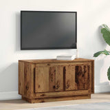 Vidaxl tv-kast 80 x 35 x 45 cm oud hout bewerkt hout