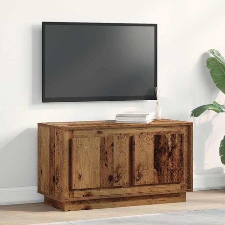 Vidaxl tv-kast 80 x 35 x 45 cm oud hout bewerkt hout