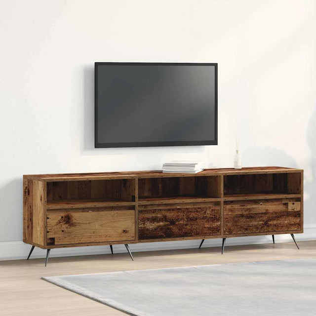 Vidaxl tv-kast 150 x 30 x 44,5 cm oud hout bewerkt hout