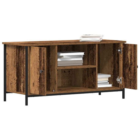 Vidaxl tv-kast 100 x 40 x 50 cm oud hout bewerkt hout
