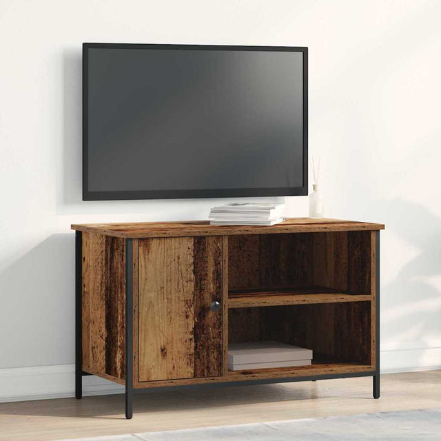 Vidaxl tv-kast 80 x 40 x 50 cm oud hout bewerkt hout