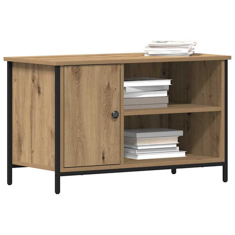 Vidaxl tv-kast 80 x 40 x 50 cm artisanaal eikenkleurig bewerkt hout