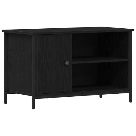 Vidaxl tv-kast 80 x 40 x 50 cm zwart eiken bewerkt hout
