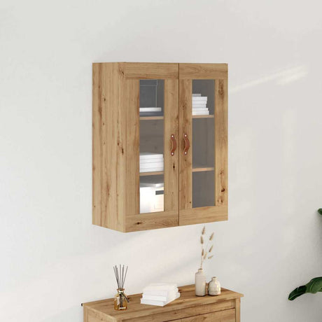 Vidaxl wandkast artisan eiken 69,5 x 34 x 90 cm bewerkt hout