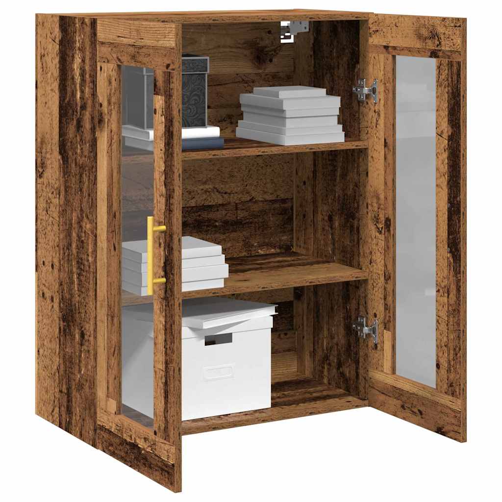 Vidaxl wandkast oud hout 69,5 x 34 x 90 cm bewerkt hout